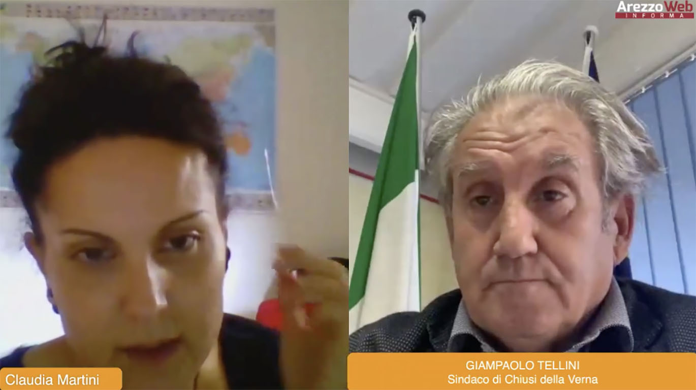 In diretta con Giampaolo Tellini Sindaco di Chiusi della Verna per parlare della fase 2