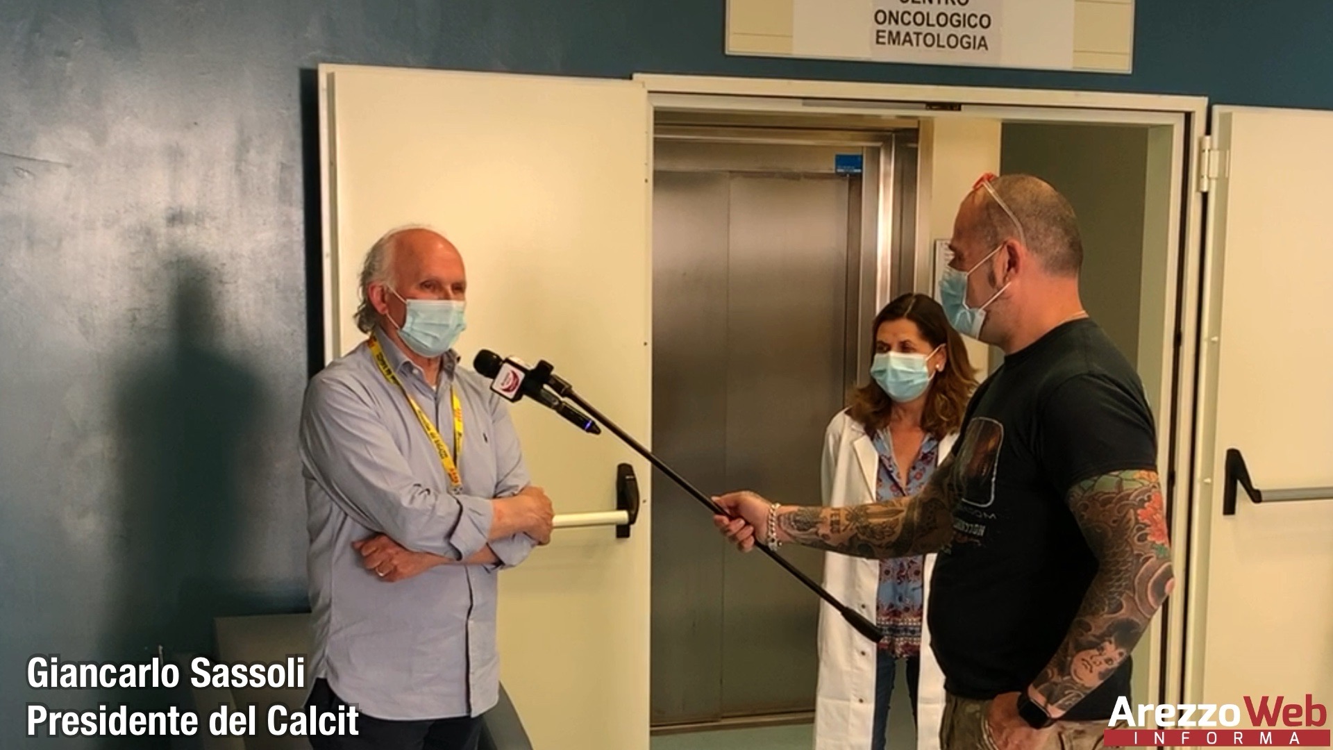 Il Presidente Sassoli ricorda l’importanza della Palazzina del Calcit per i cittadini aretini