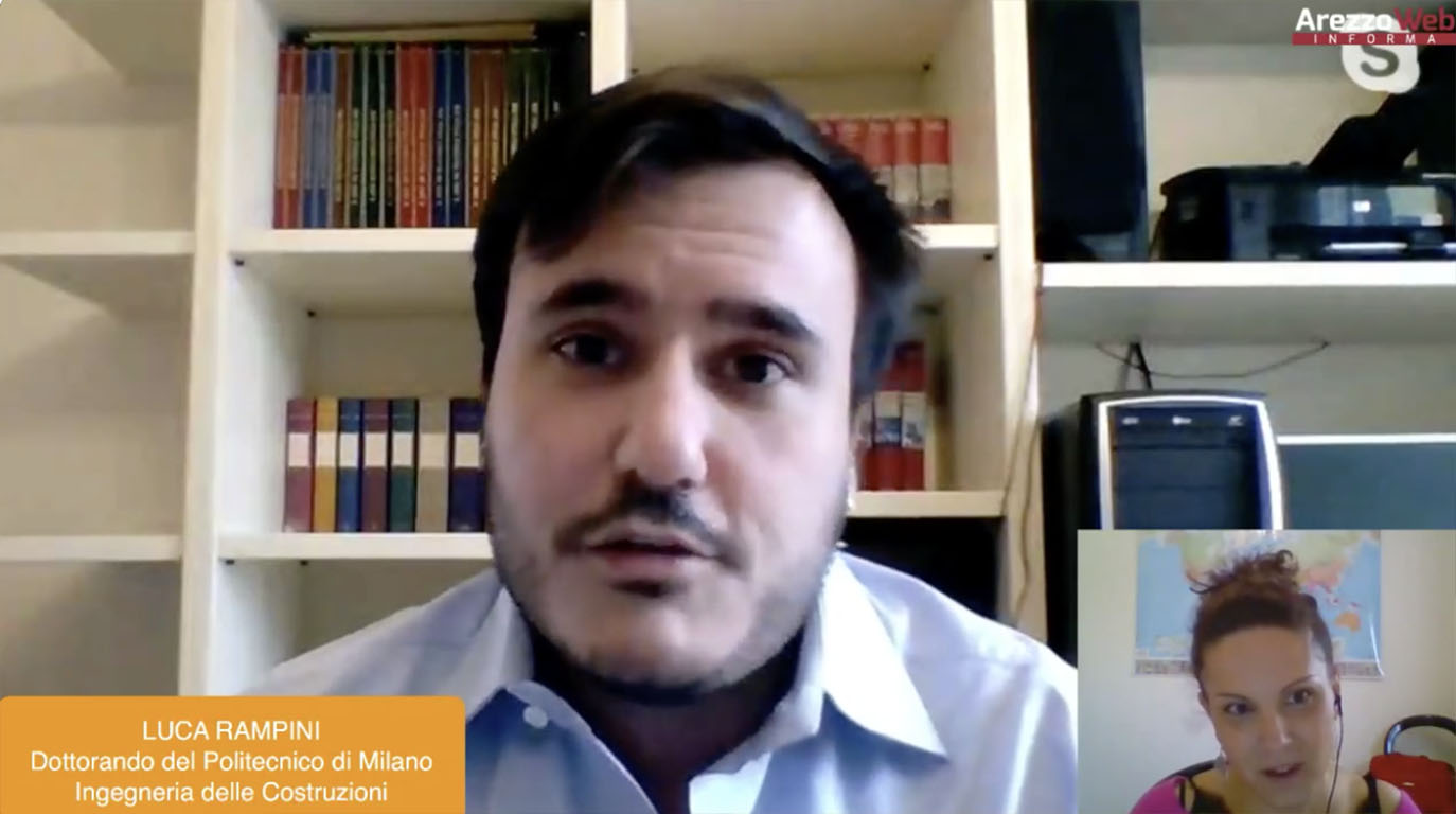 In diretta con Luca Rampini dottorando del Politecnico di Milano in ingegneria delle costruzioni