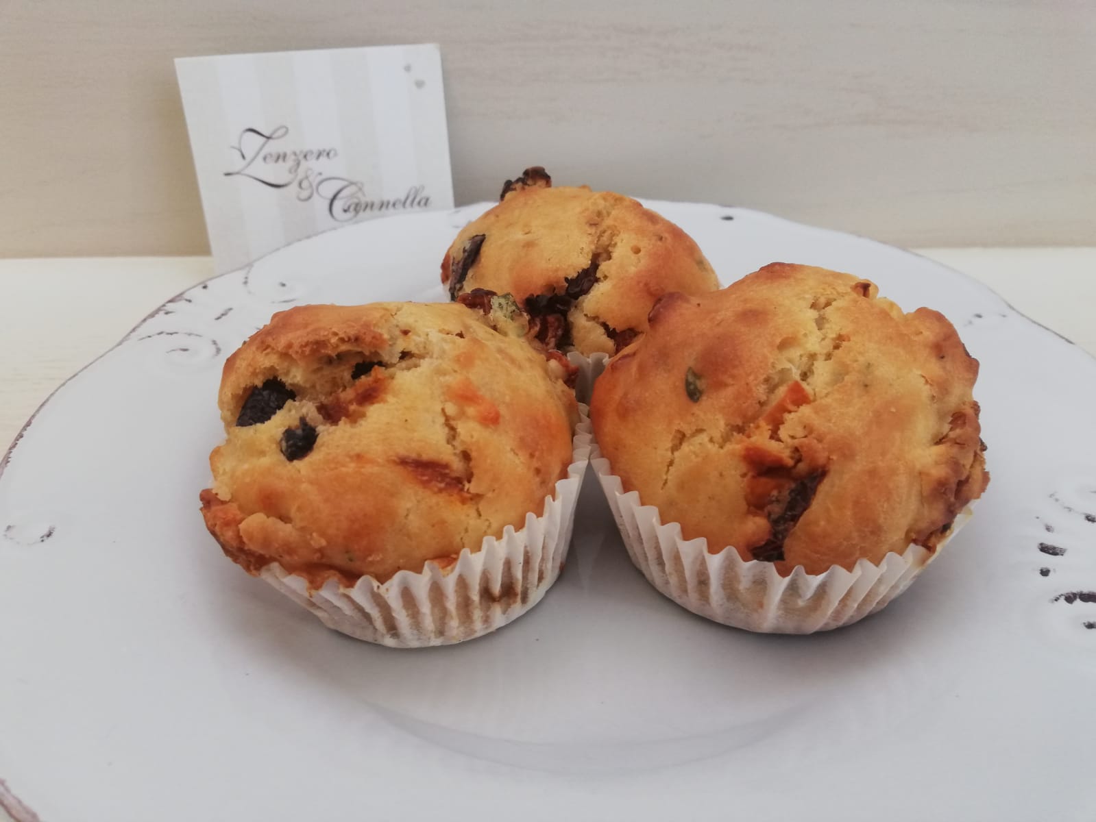 Muffins salati mediterranei