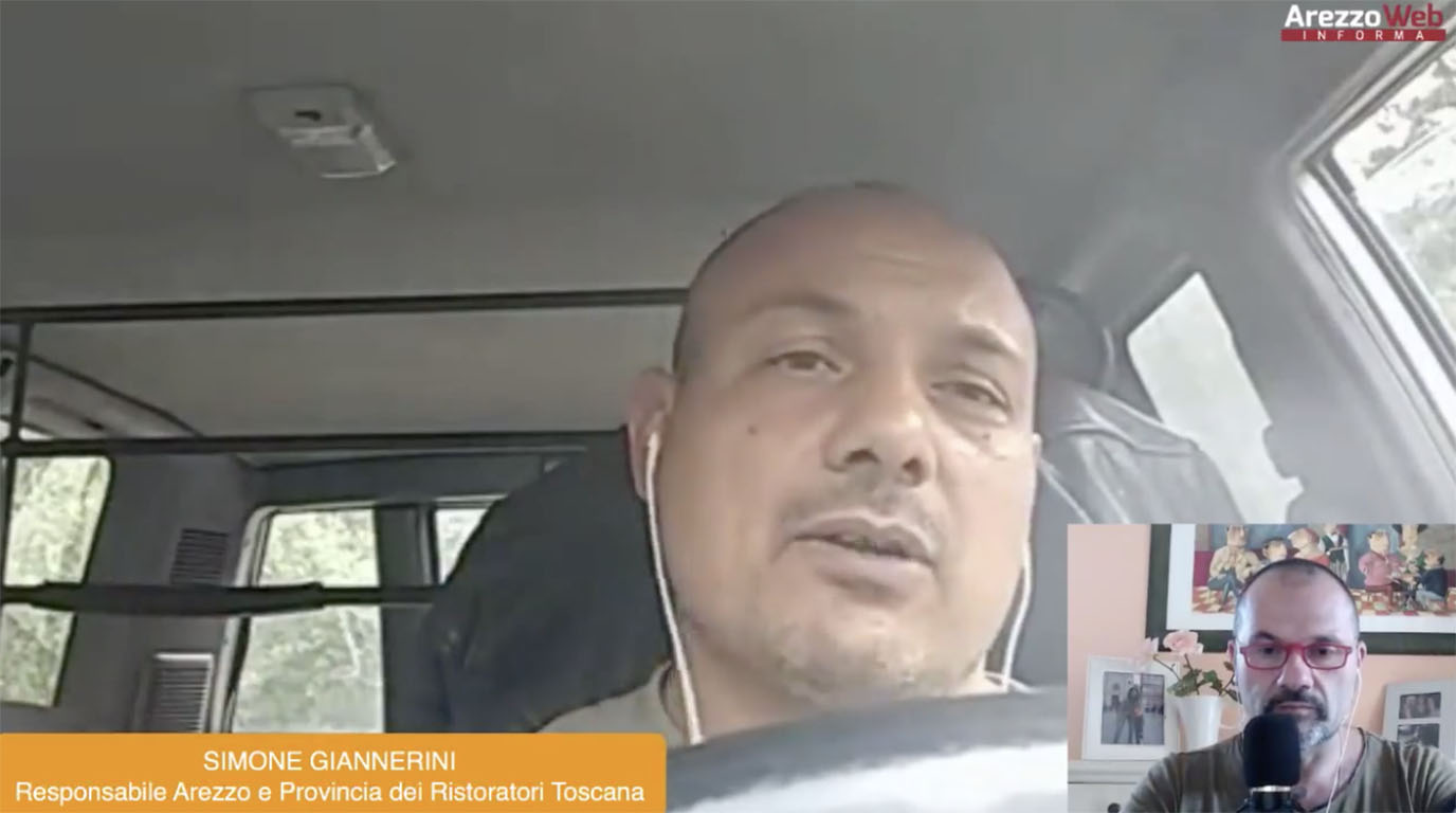 In diretta con Simone Giannerini responsabile per Arezzo e Provinciale dei Ristoratori Toscana