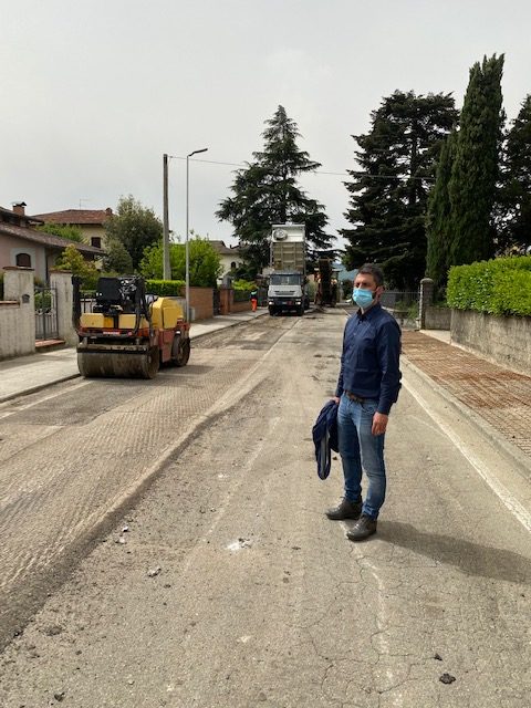 Soci, lavori in via del Cedro. Caporali: “una micro economia che riparte”