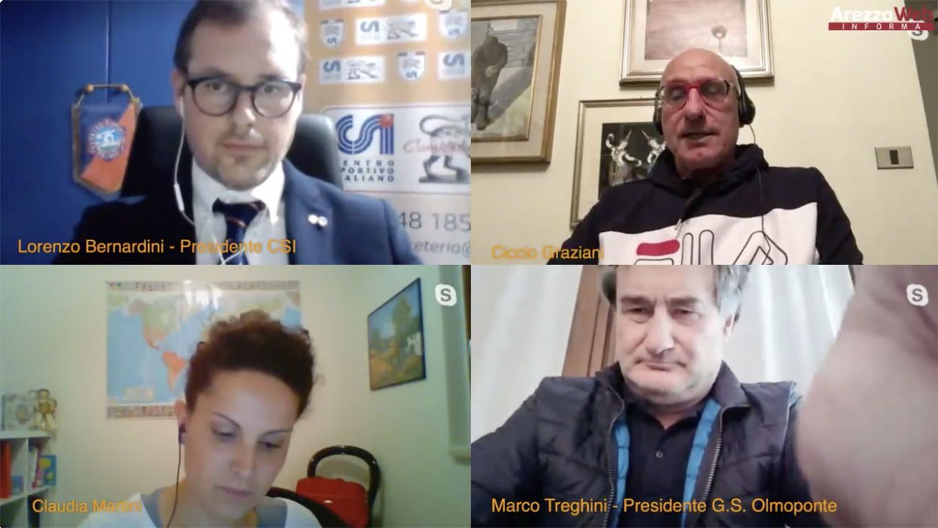 in diretta con Marco Treghini , Lorenzo Bernardini e CICCIO GRAZIANI