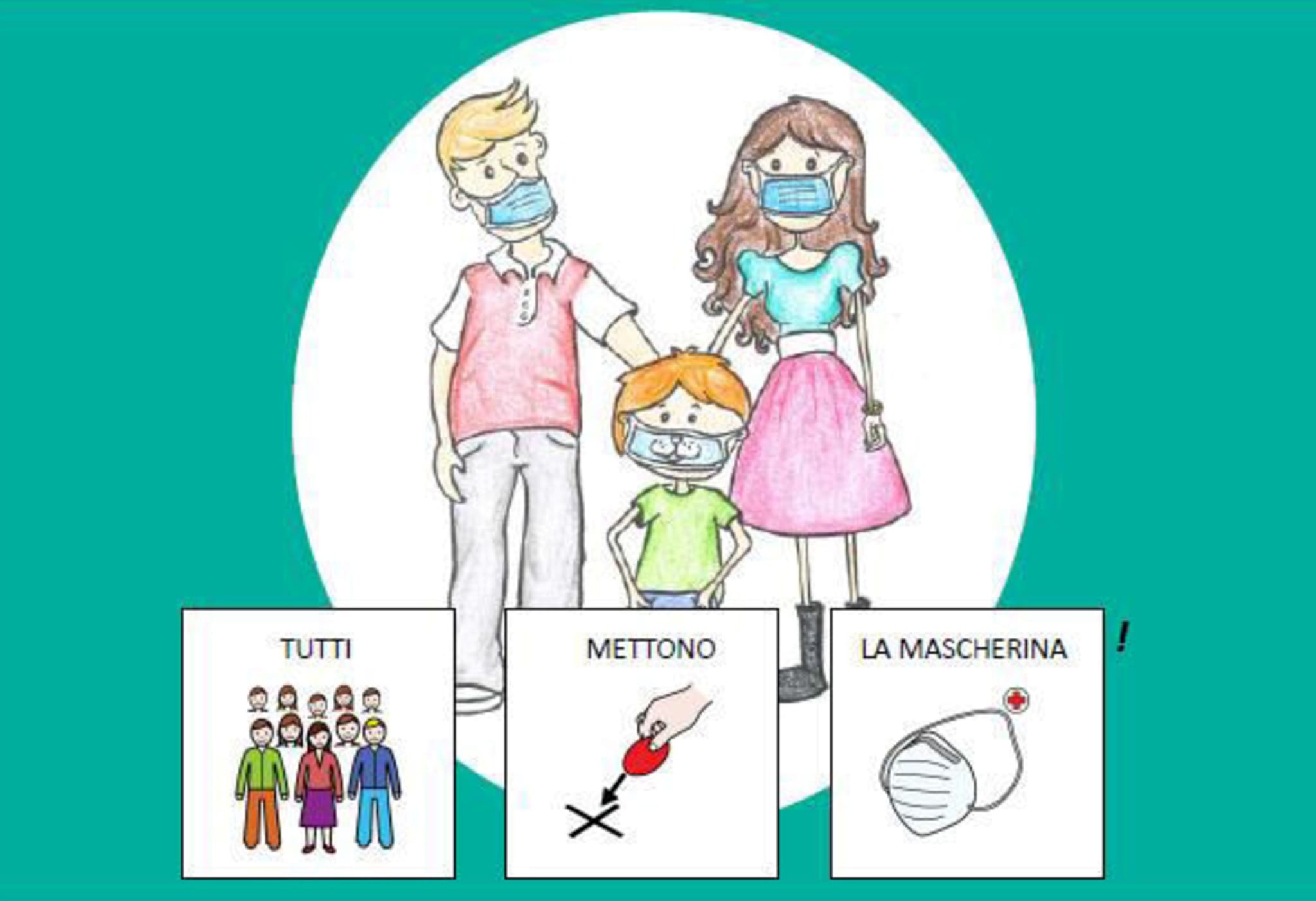 “Tutti mettono la mascherina”. Un libro per i bambini con bisogni complessi per affrontare la convivenza col Covid