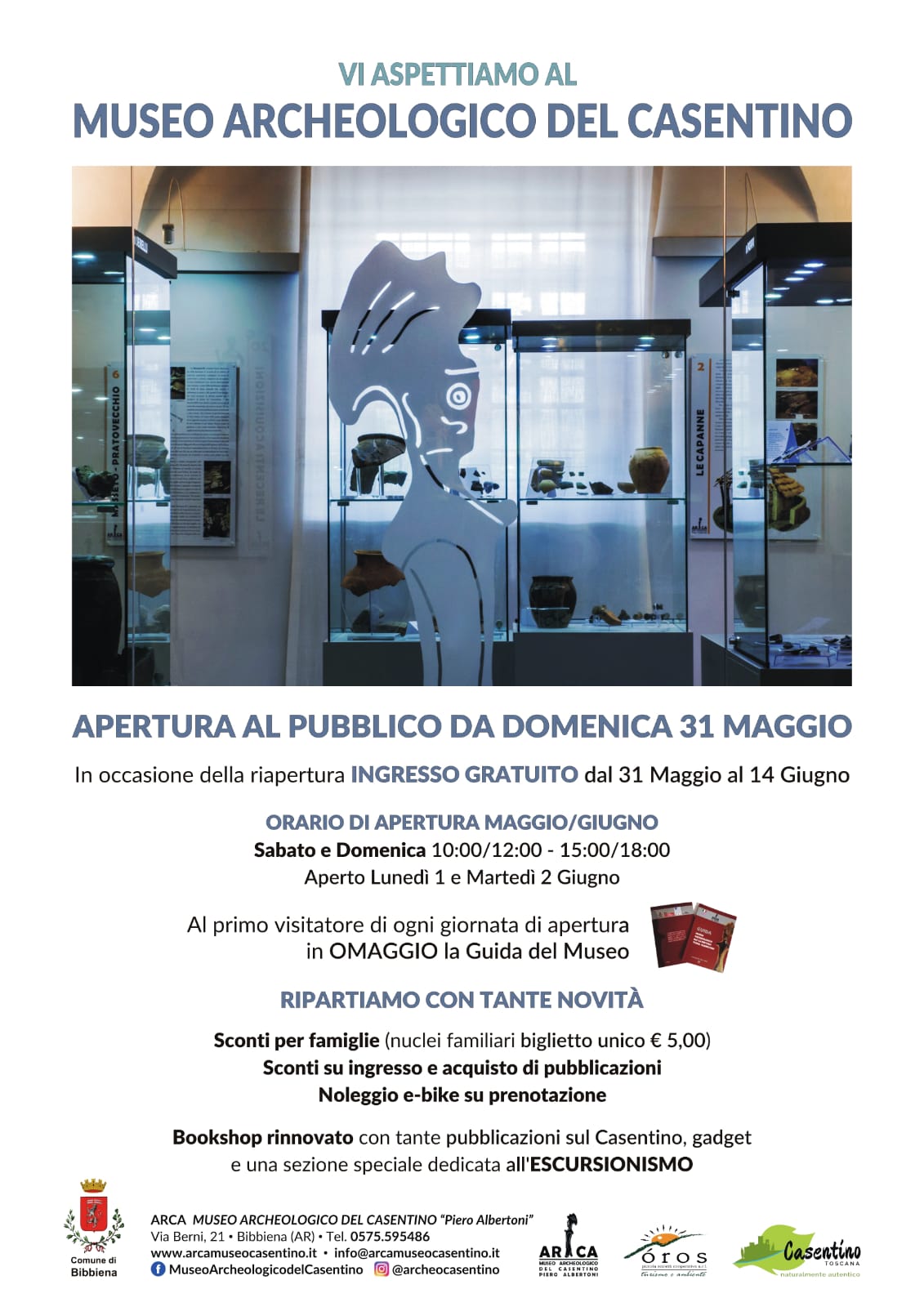 Riapre il Museo Archeologico del Casentino, si festeggia con ingressi gratuiti
