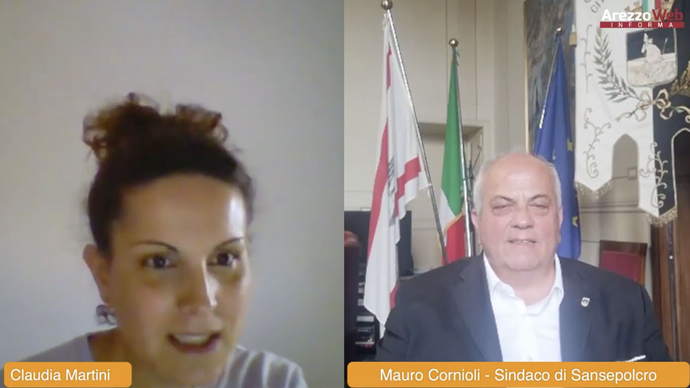 Live con Mauro Cornioli Sindaco di Sansepolcro
