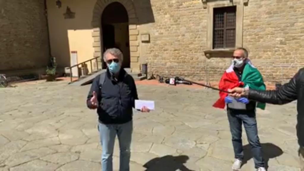Partite Iva Toscane, protesta da piazza Guido Monaco a Palazzo Comunale LA DIRETTA