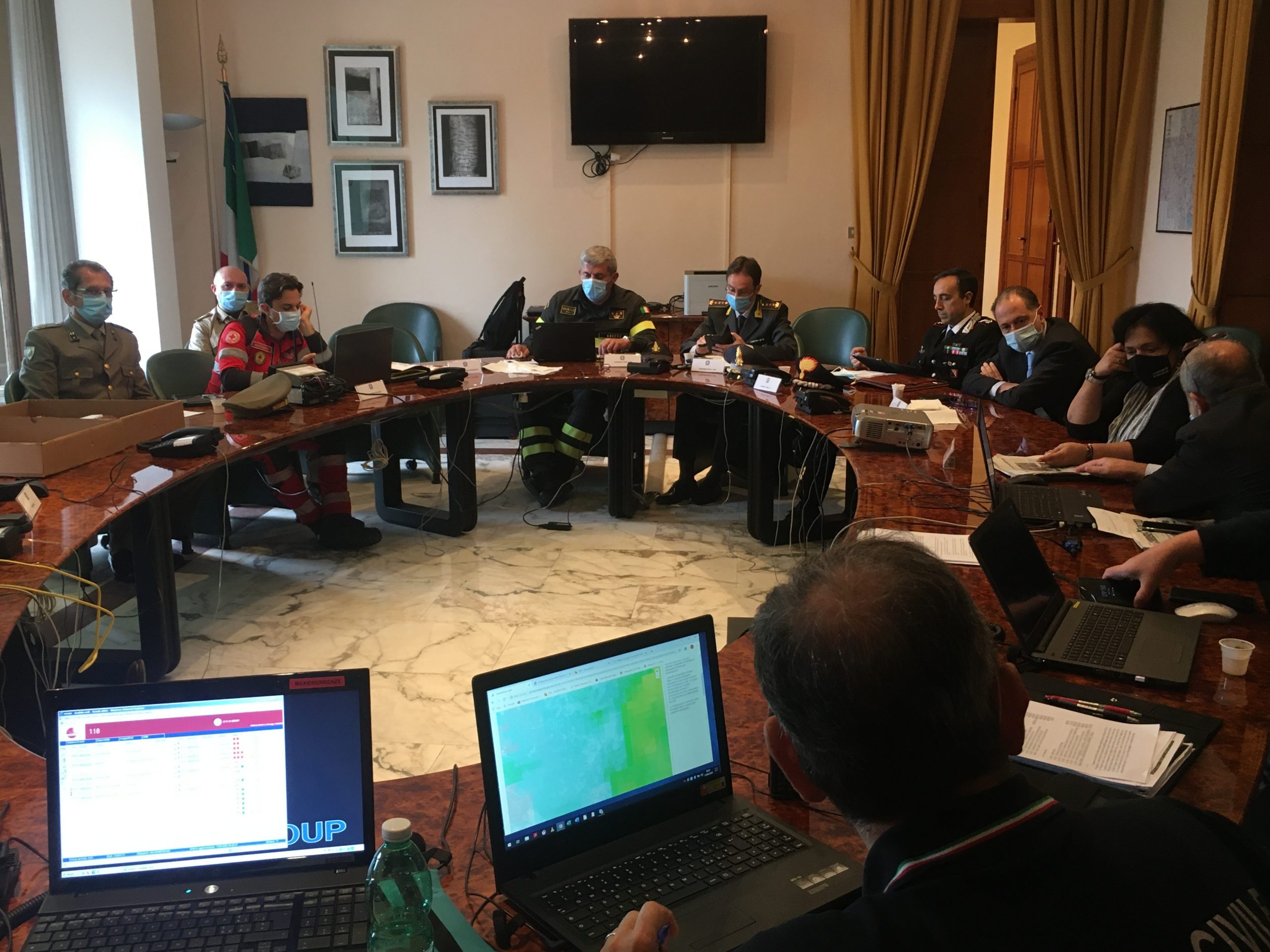 Bomba a Rassina, operazioni ok