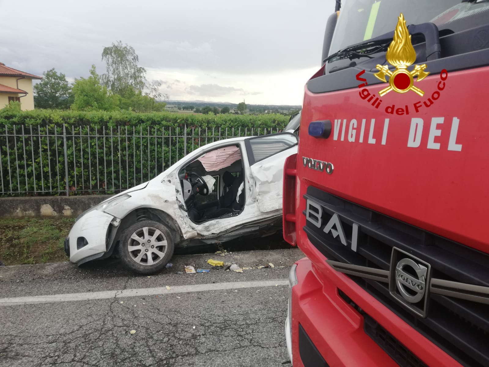 Incidente sulla Regionale 71, tre feriti. Due sono gravi