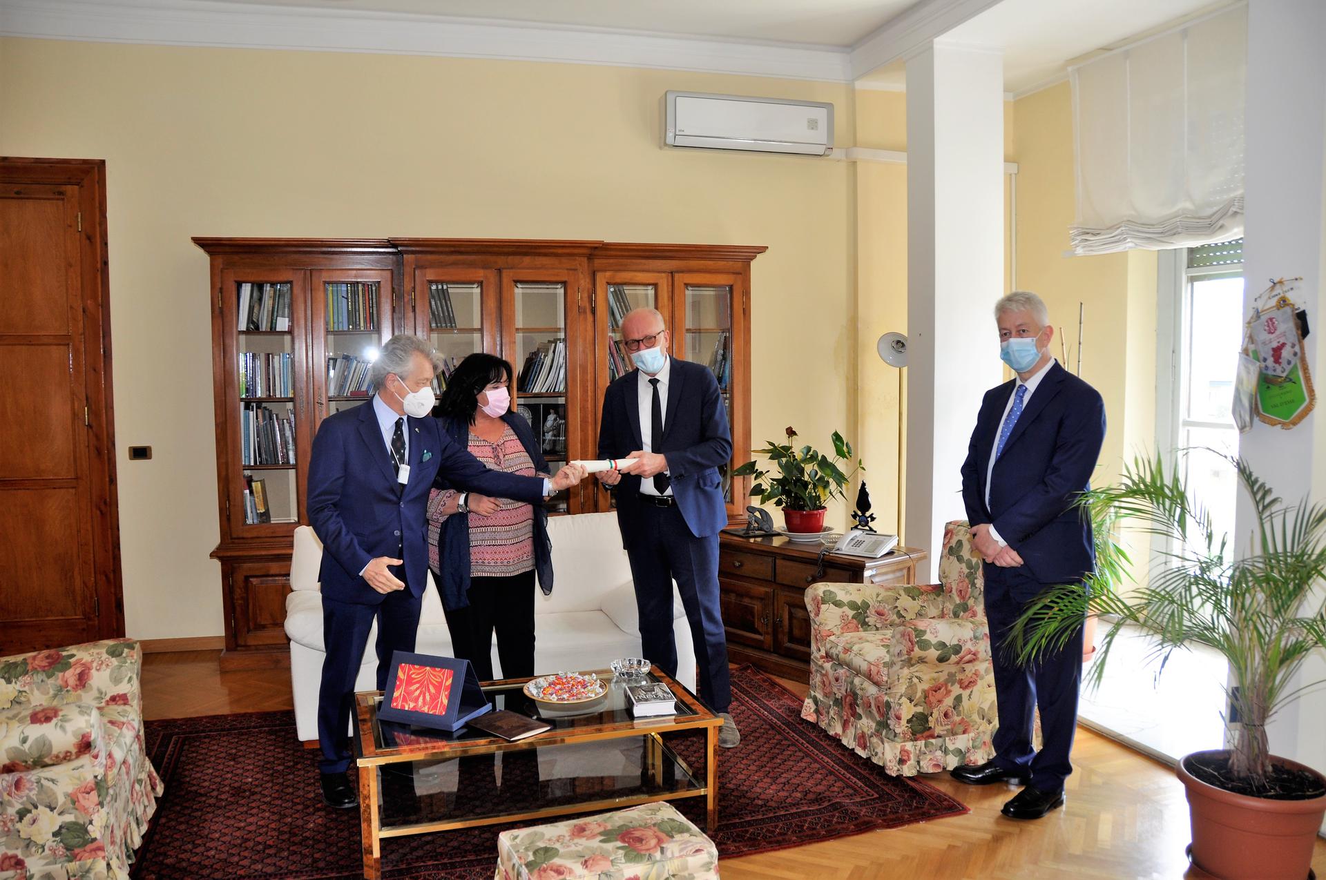 Rondine, Franco Vaccari insignito dell’onorificenza di Grande Ufficiale al Merito della Repubblica Italiana