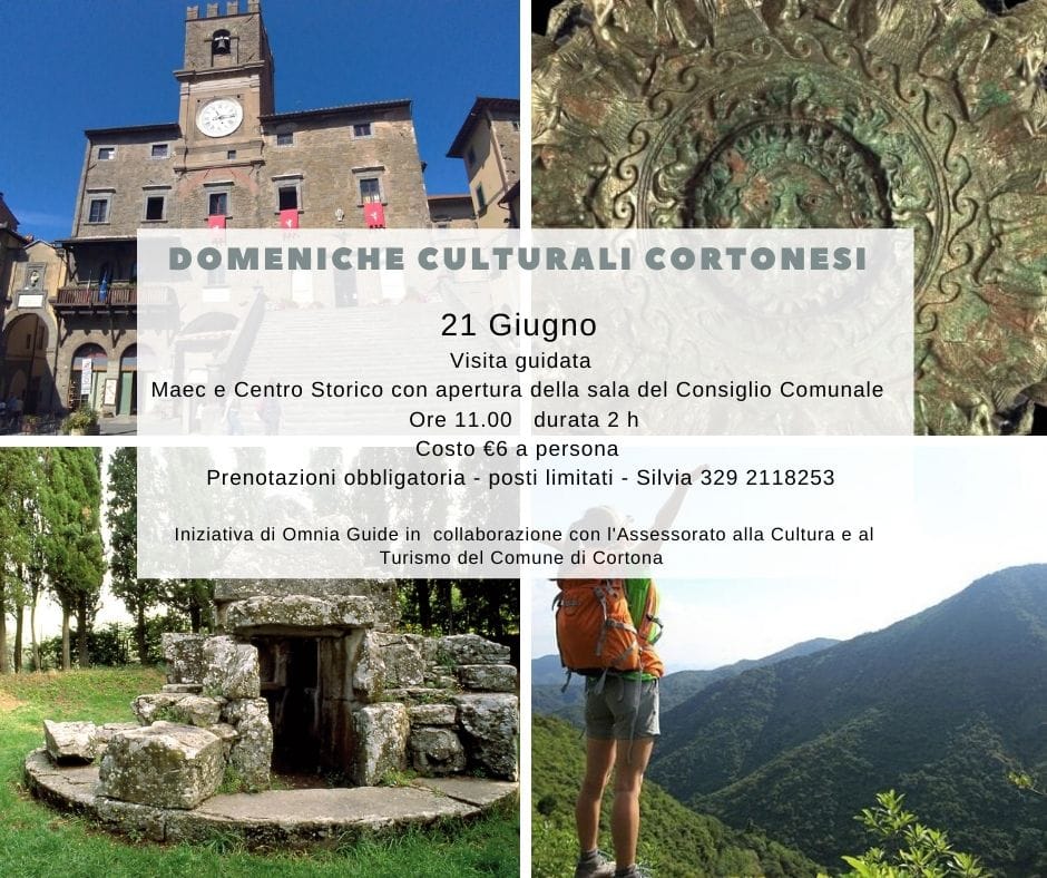 Al via le “Domeniche culturali cortonesi”: visite guidate per far scoprire le bellezze del territorio