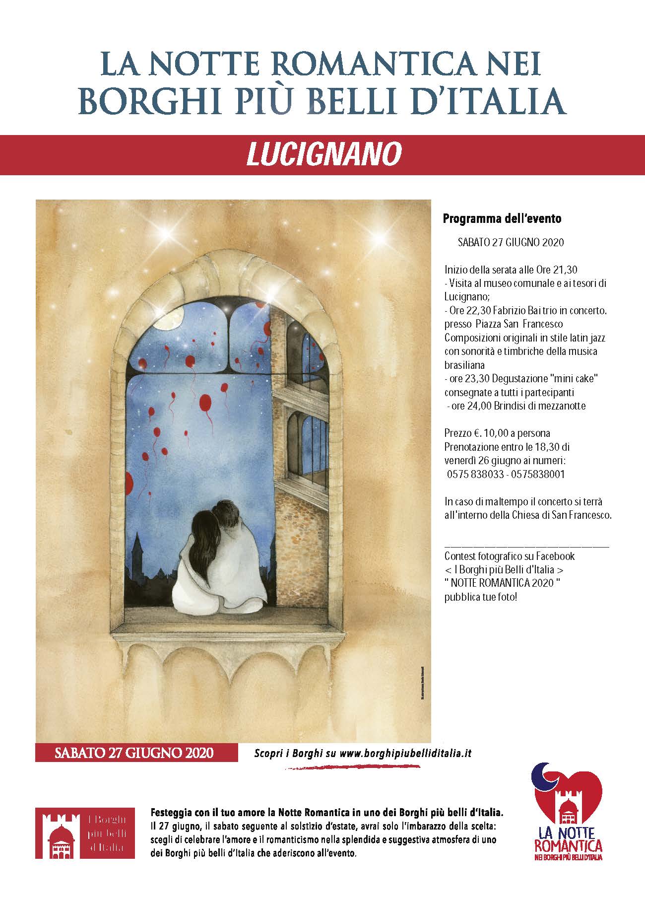 Lucignano, arriva la Notte Romantica nei borghi più belli d’Italia