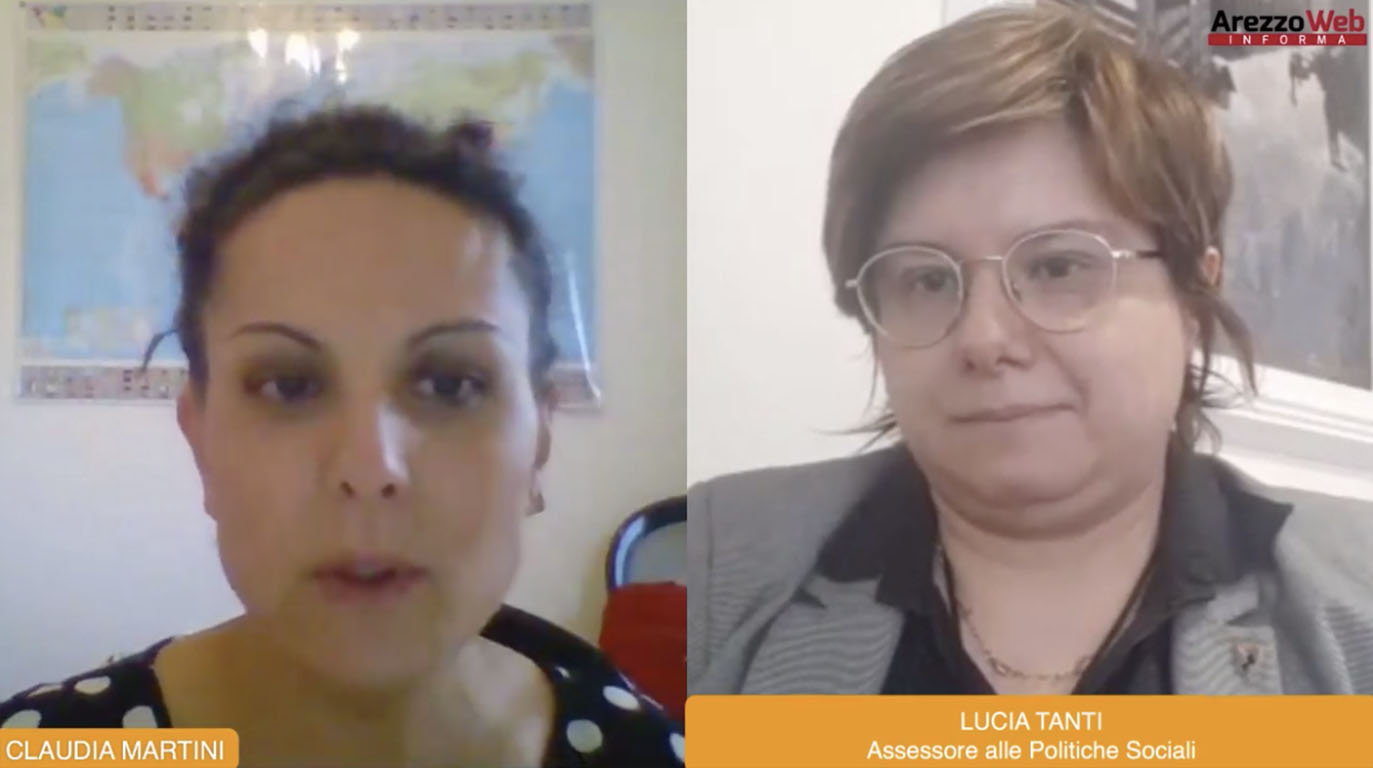 In diretta con Lucia Tanti Assessore alla Politiche Sociali del Comune di Arezzo