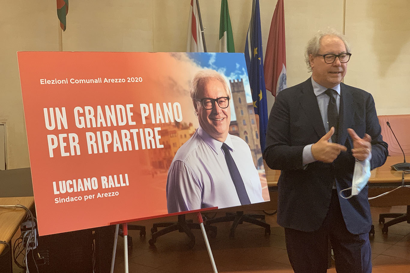 Ralli apre ufficialmente la campagna elettorale insieme a Giani in piazza San Domenico