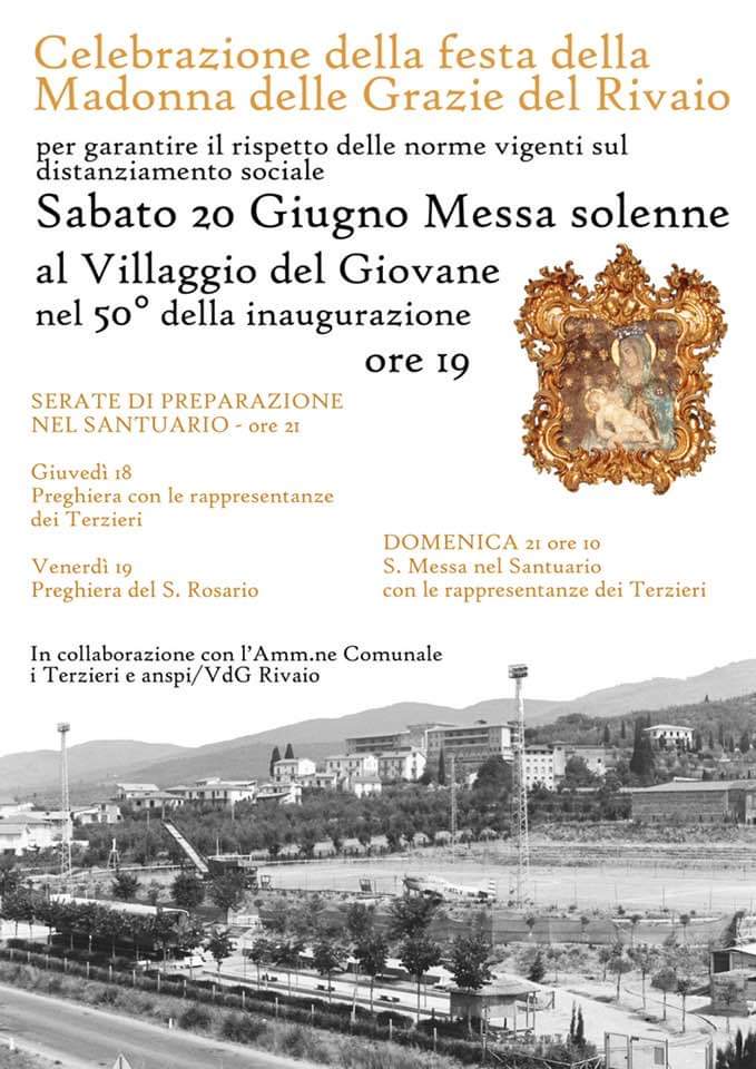Castiglion Fiorentino, celebrazione della festa della Madonna delle Grazie del Rivaio