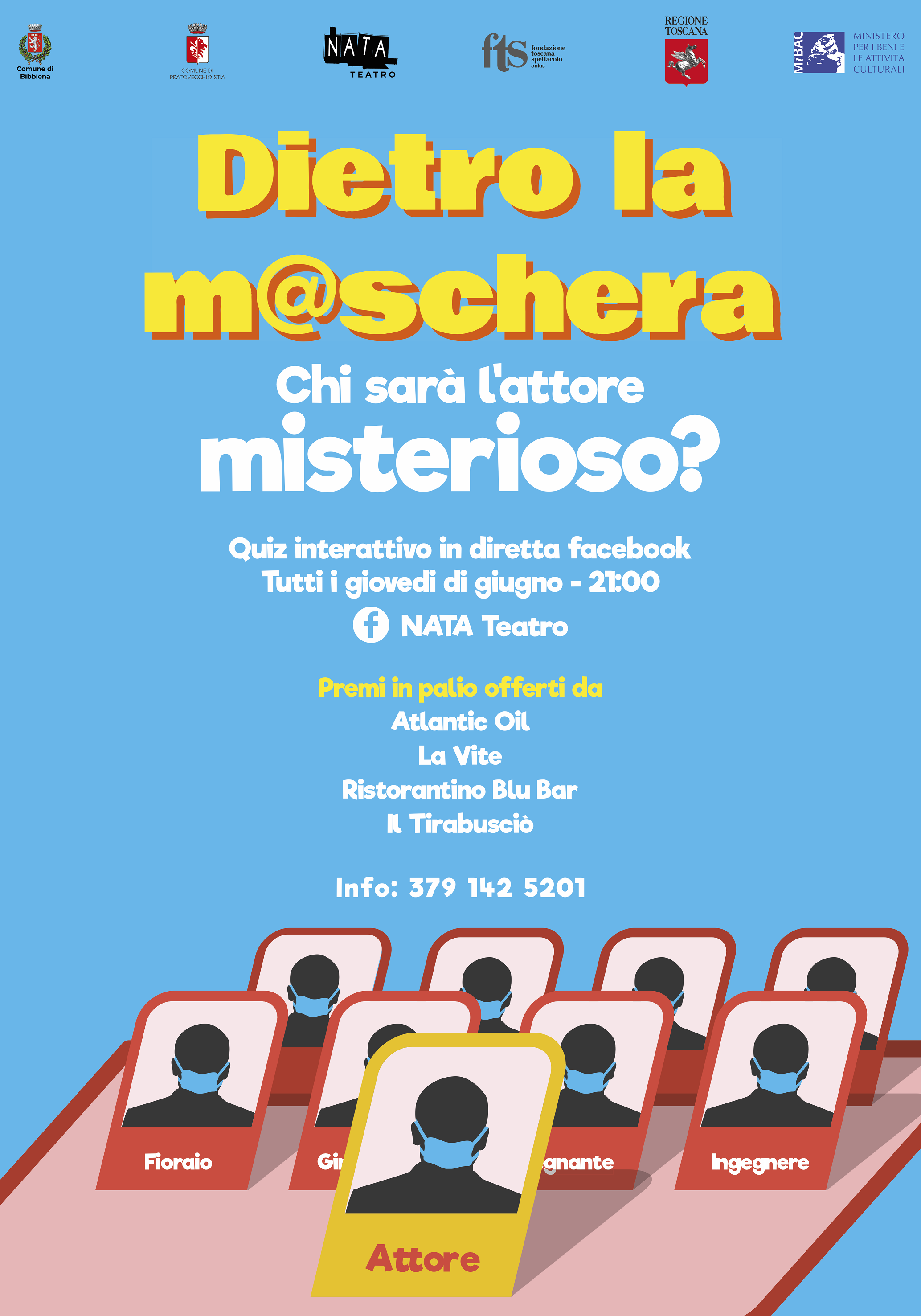 Nuova Accademia del Teatro d’Arte, al via il nuovo format digitale “Dietro la m@aschera”