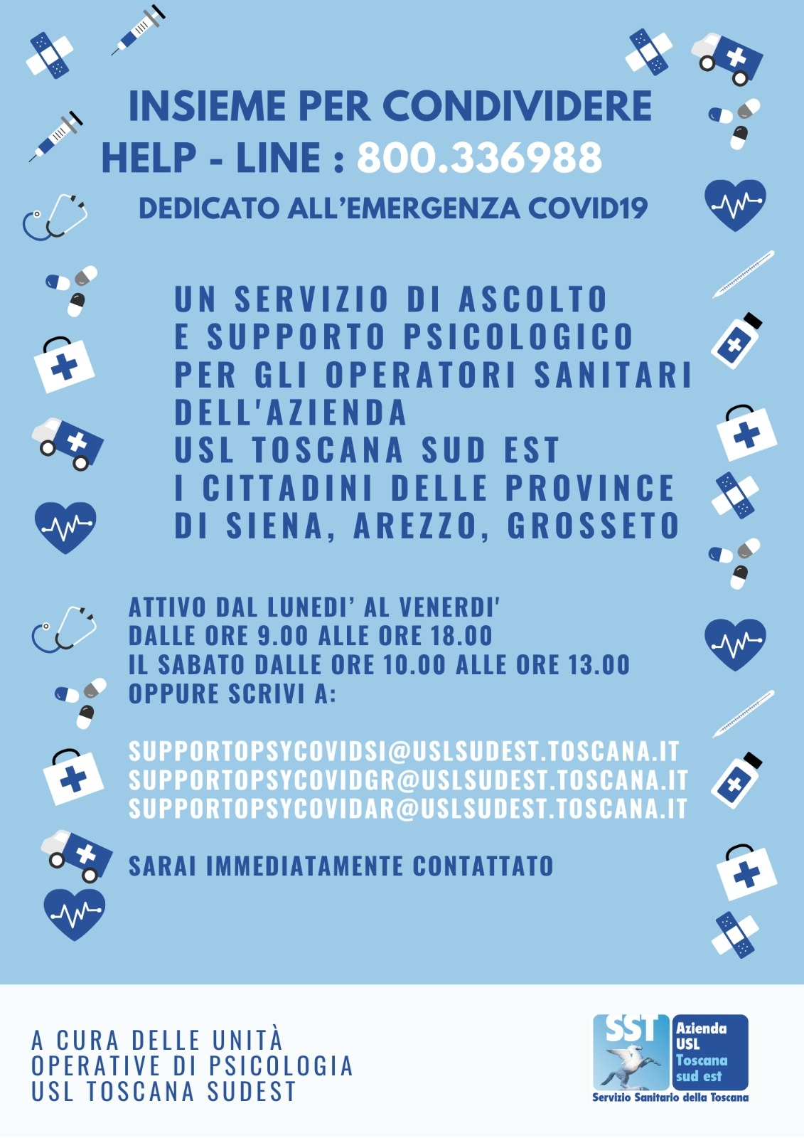 Help Line: il servizio di sostegno psicologico attivo anche nella Fase 2