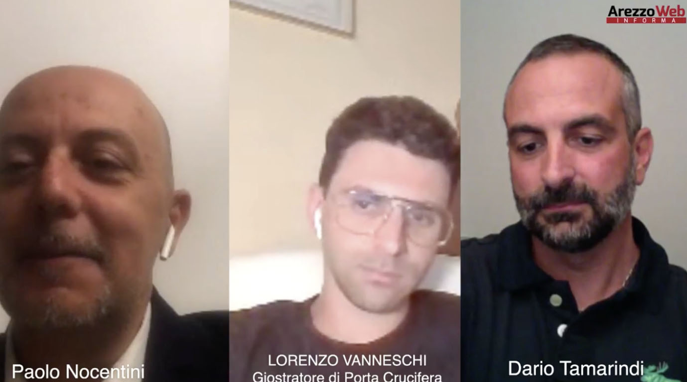 In diretta con Lorenzo Vanneschi giostratore di Porta Crucifera