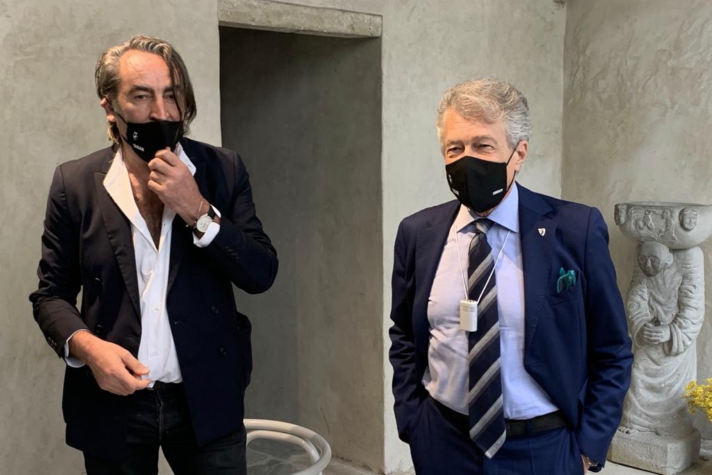 Presentate le mascherine Restart: solidarietà, senso civico e un tocco d’eleganza