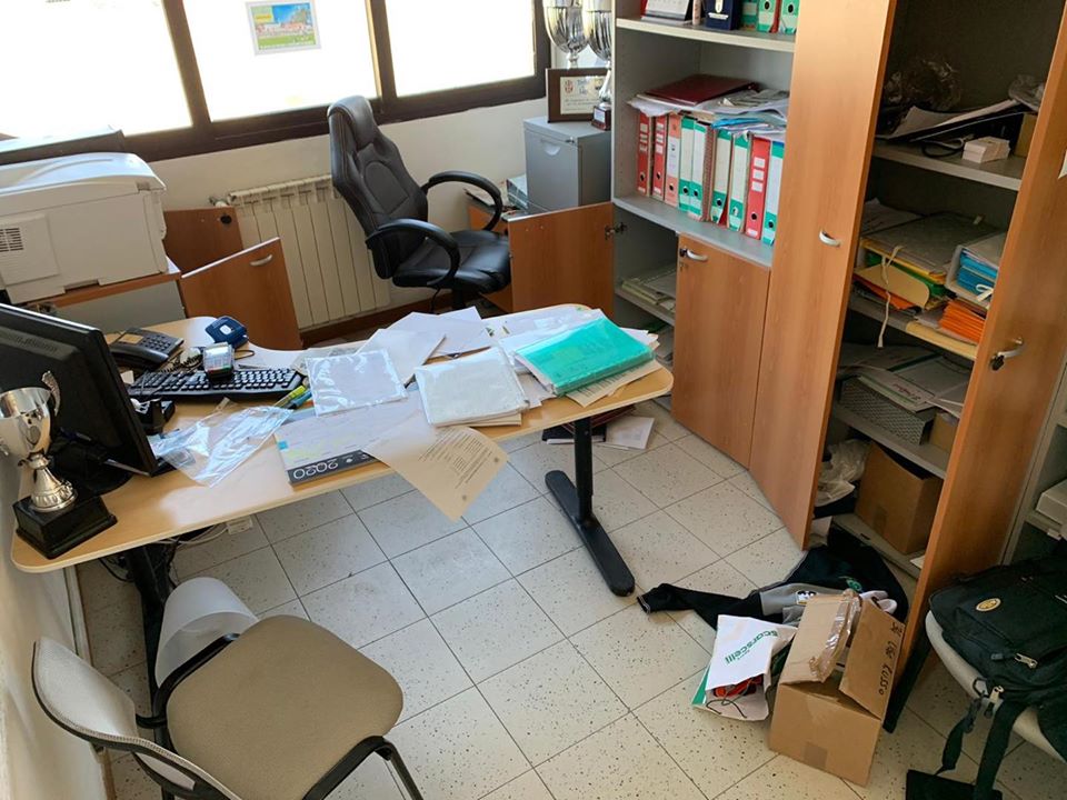 Furto e danni nella sede del Sansepolcro