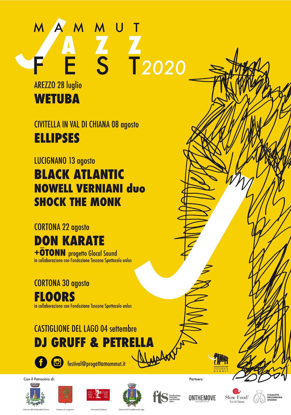 Nasce il Mammut Jazz Fest, progetto musicale nato in Valdichiana: un percorso che toccherà cinque città per sei concerti strepitosi