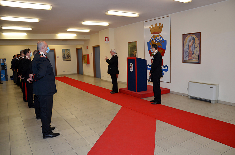Carabinieri, il comandante interregionale Cieri in visita al comando di Arezzo