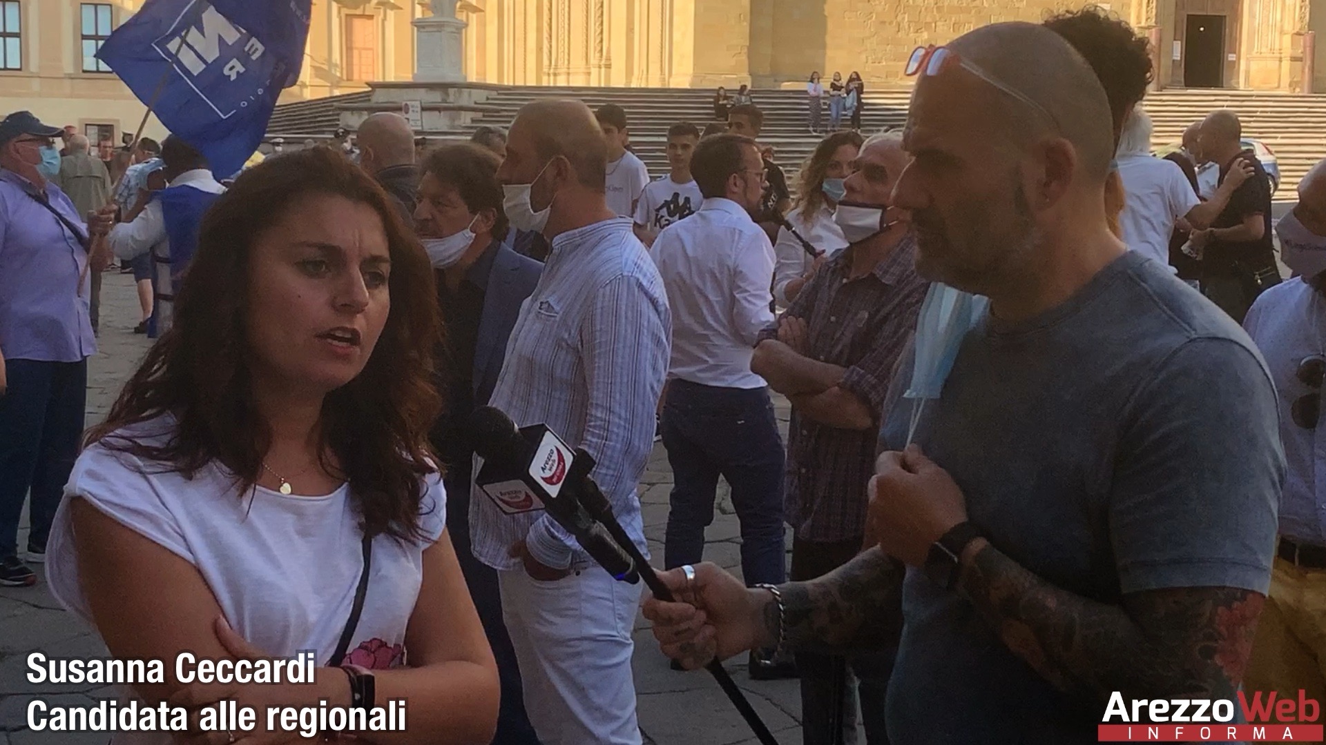 Intervista a Susanna Ceccardi candidata per il centro destra alla elezioni regionali della Toscana