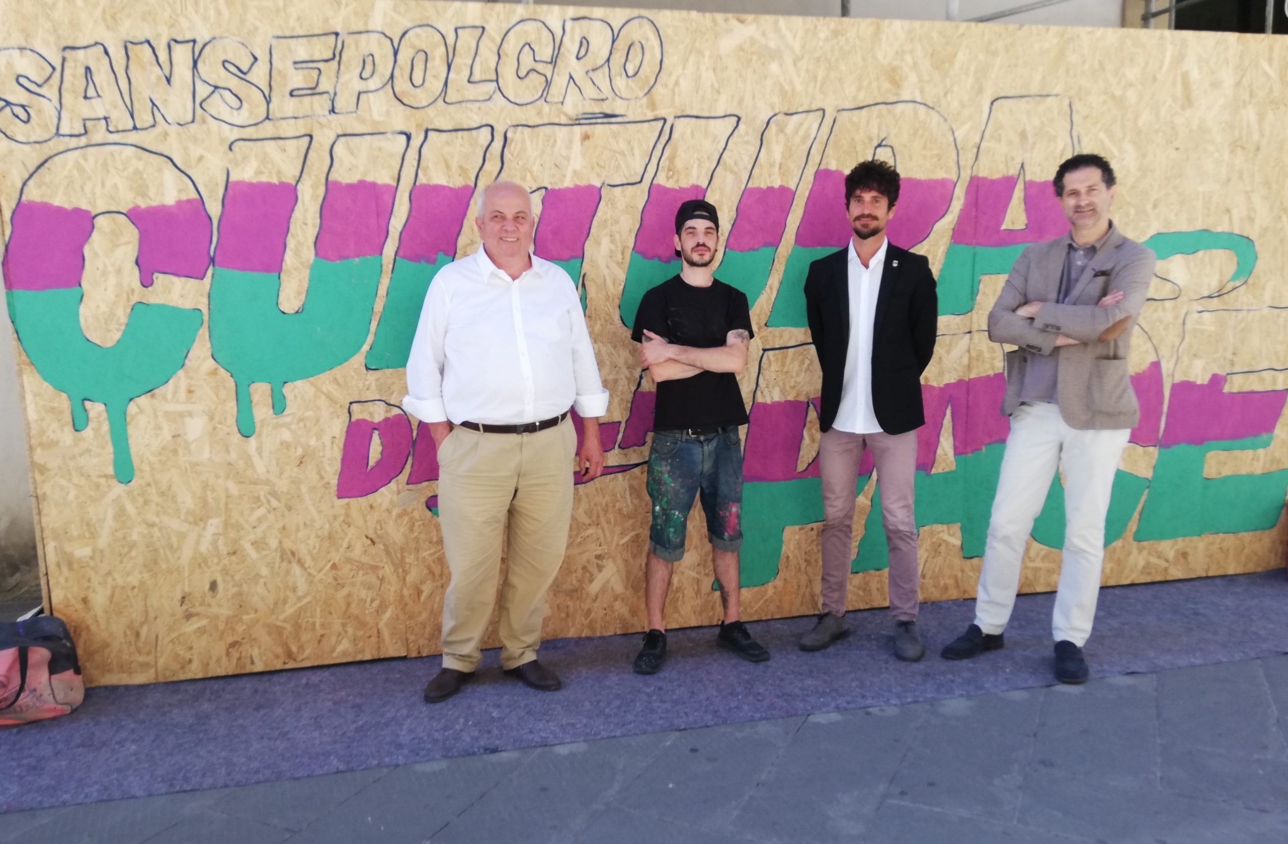 Sansepolcro, Il primo cantiere creativo, la Street Art mette le radici al Borgo