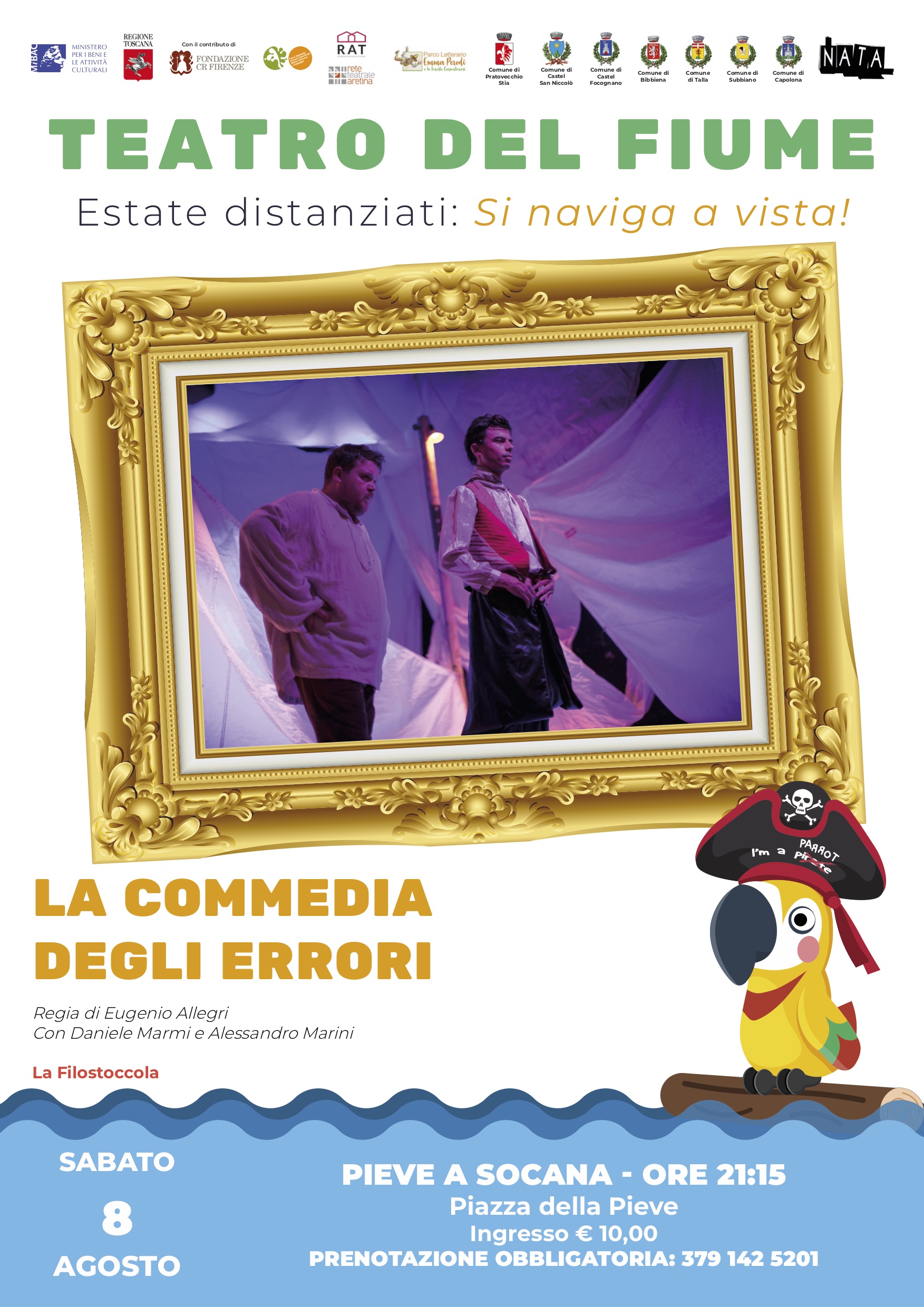 Nata Teatro, la rassegna “Teatro del Fiume “ si arricchisce di nuovi appuntamenti