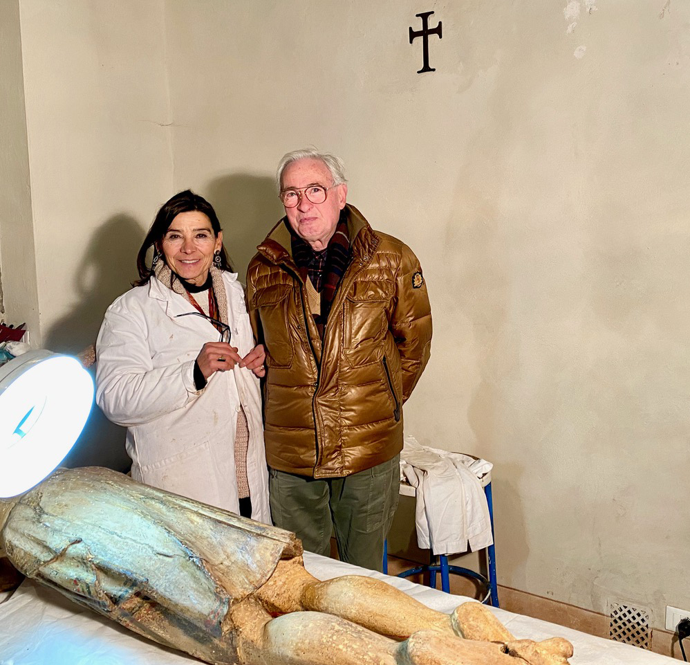 “In manus tuas“, a Bibbiena la presentazione del restauro del crocifisso