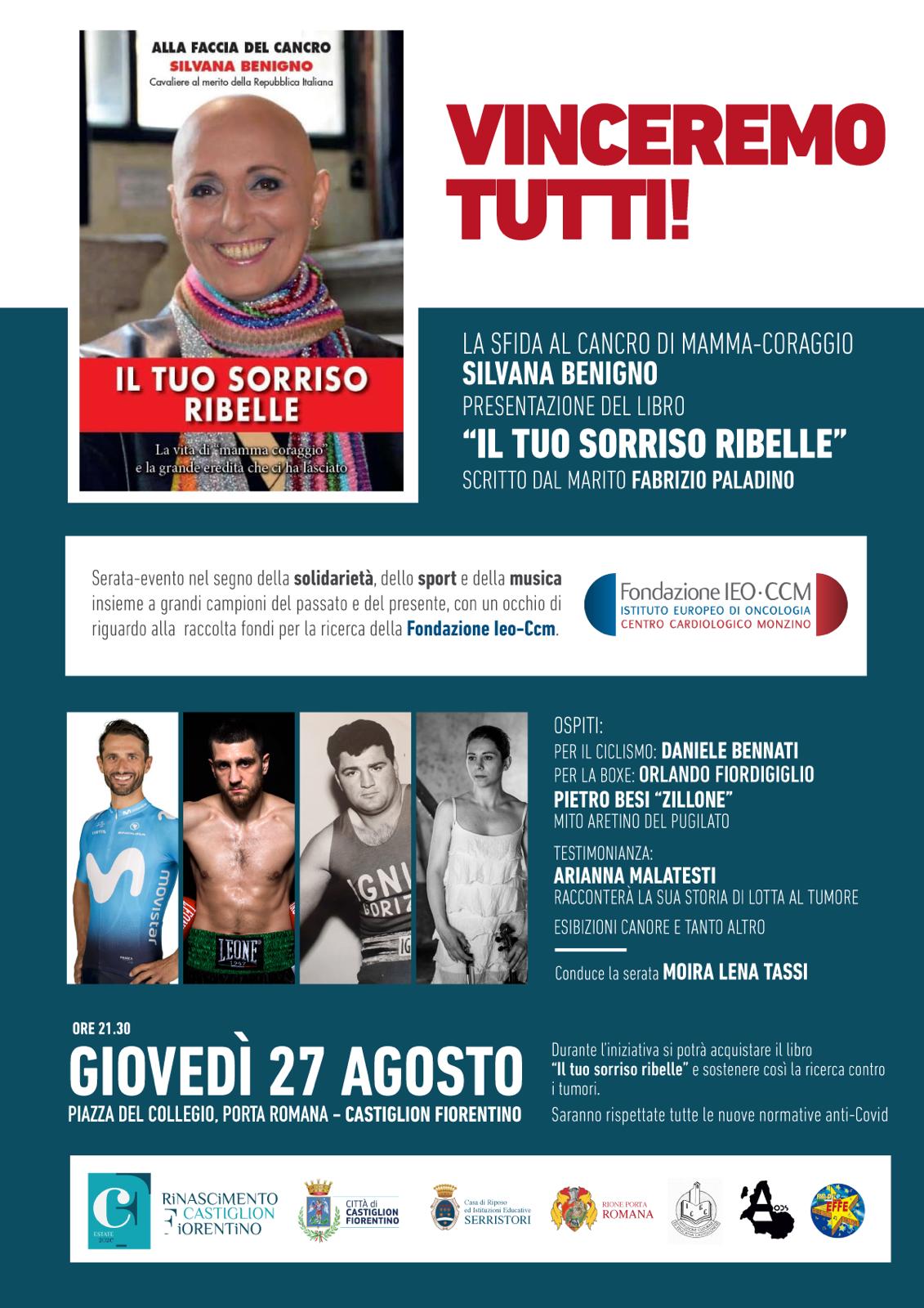 A Castiglion Fiorentino la presentazione del libro “Il tuo sorriso ribelle”