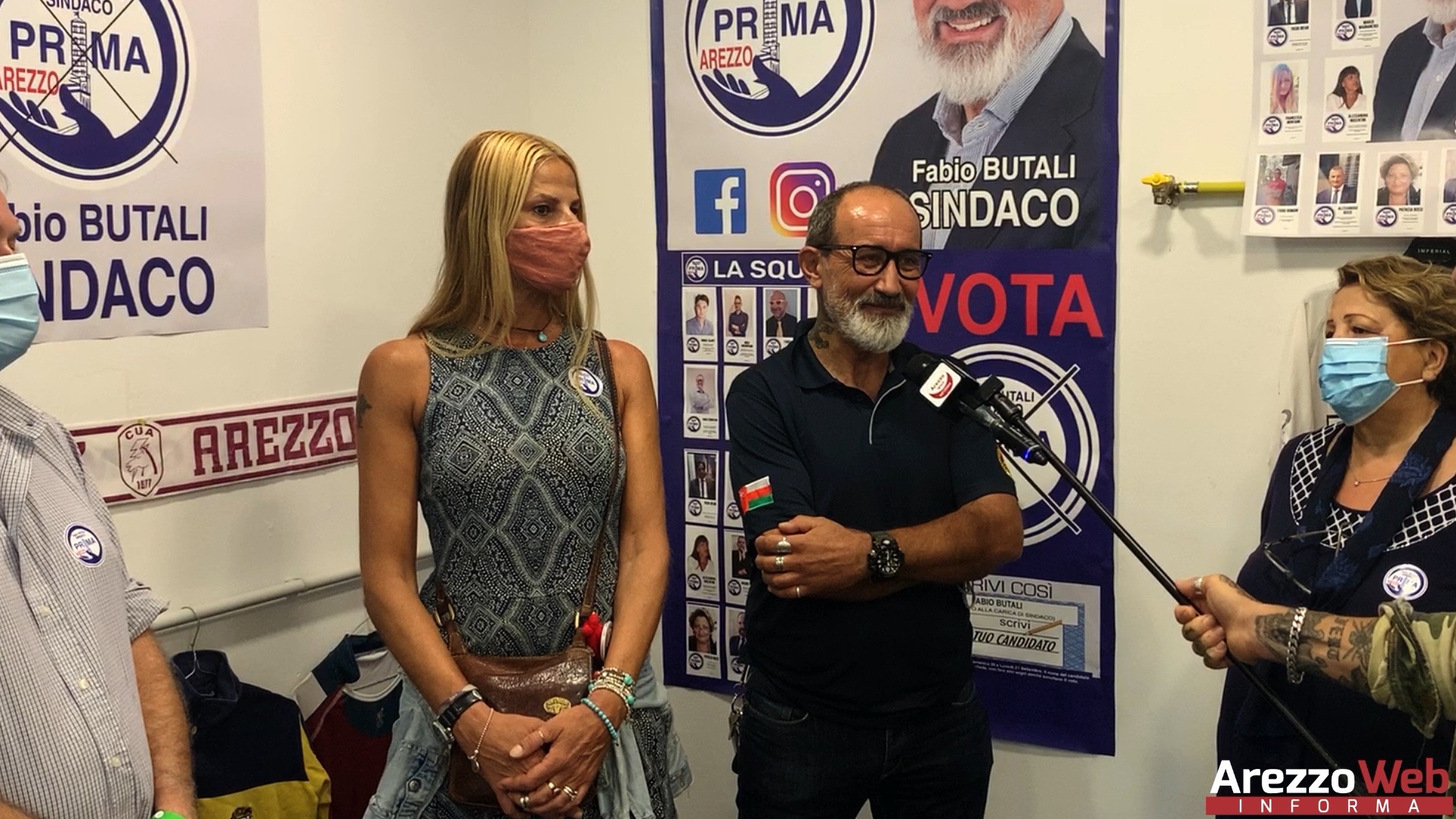 Prima Arezzo, apre il suo punto elettorale in via Pietro Aretino