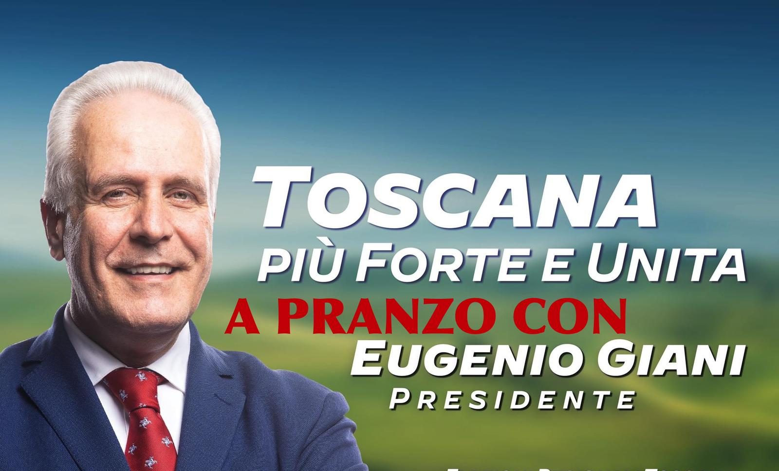 Giornata tutta aretina per il candidato Presidente della Regione Toscana Eugenio Giani