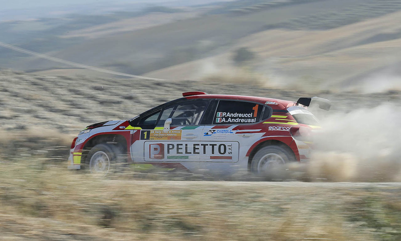 Paolo Andreucci (Citroen C3 R5) vince il 14esimo rally città di Arezzo-crete senesi e valtiberina