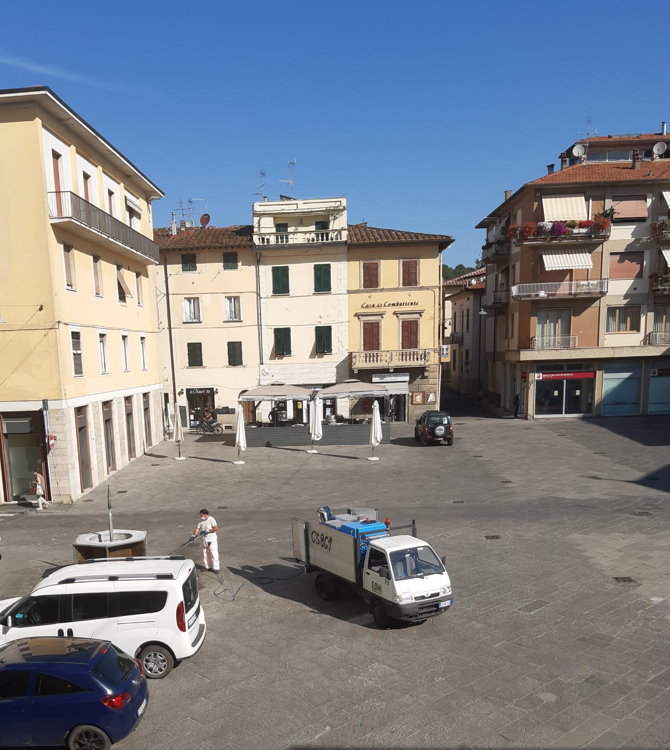Centro storico di Terranuova: interventi di igienizzazione e pulizia