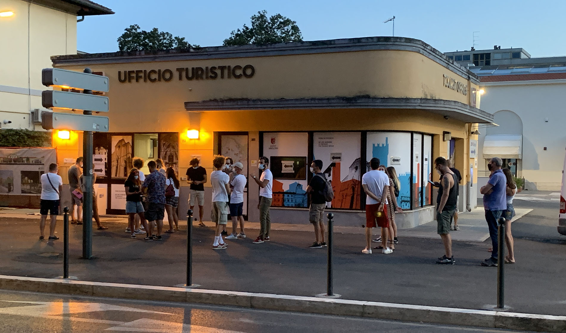 Controlli anti-Covid alla stazione di Arezzo