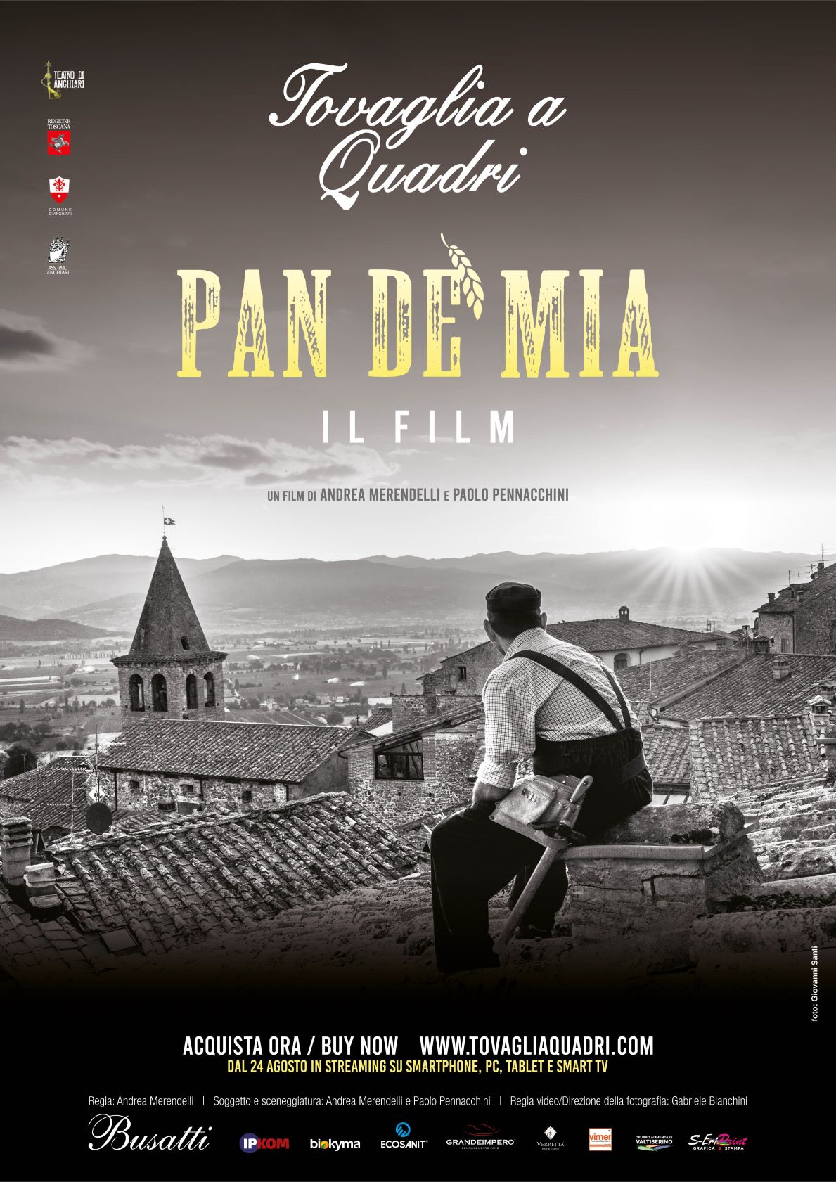 Tovaglia a Quadri 2020, in streaming il film dal titolo “PAN DE’ MIA”