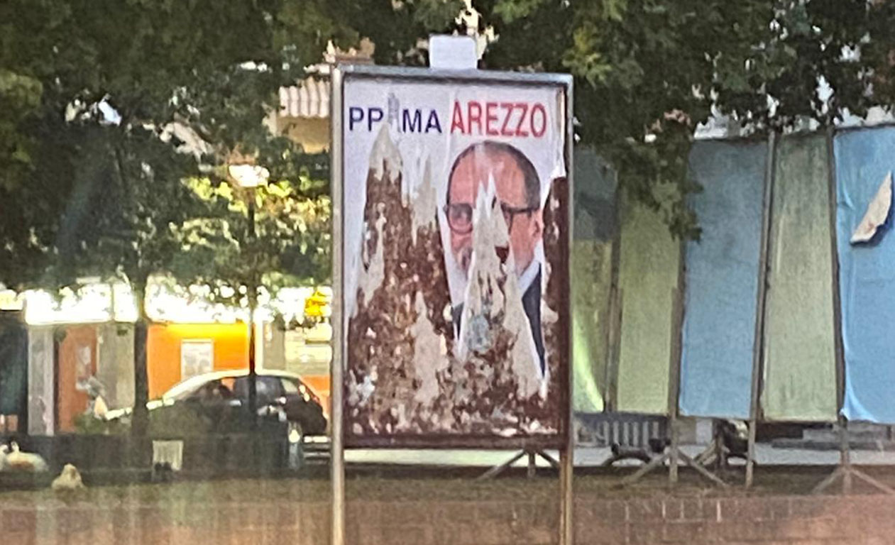 Strappati i manifesti elettorali di Fabio Butali, ecco il suo commento