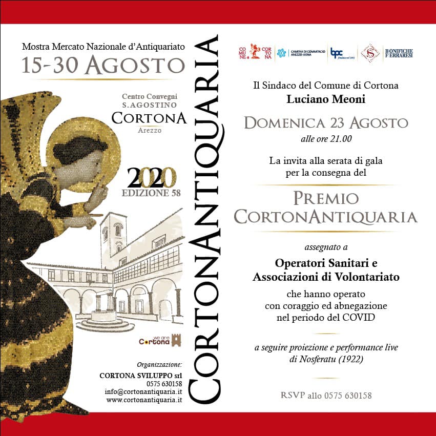 Premio CortonAntiquaria, domani uno degli eventi più significativi del territorio