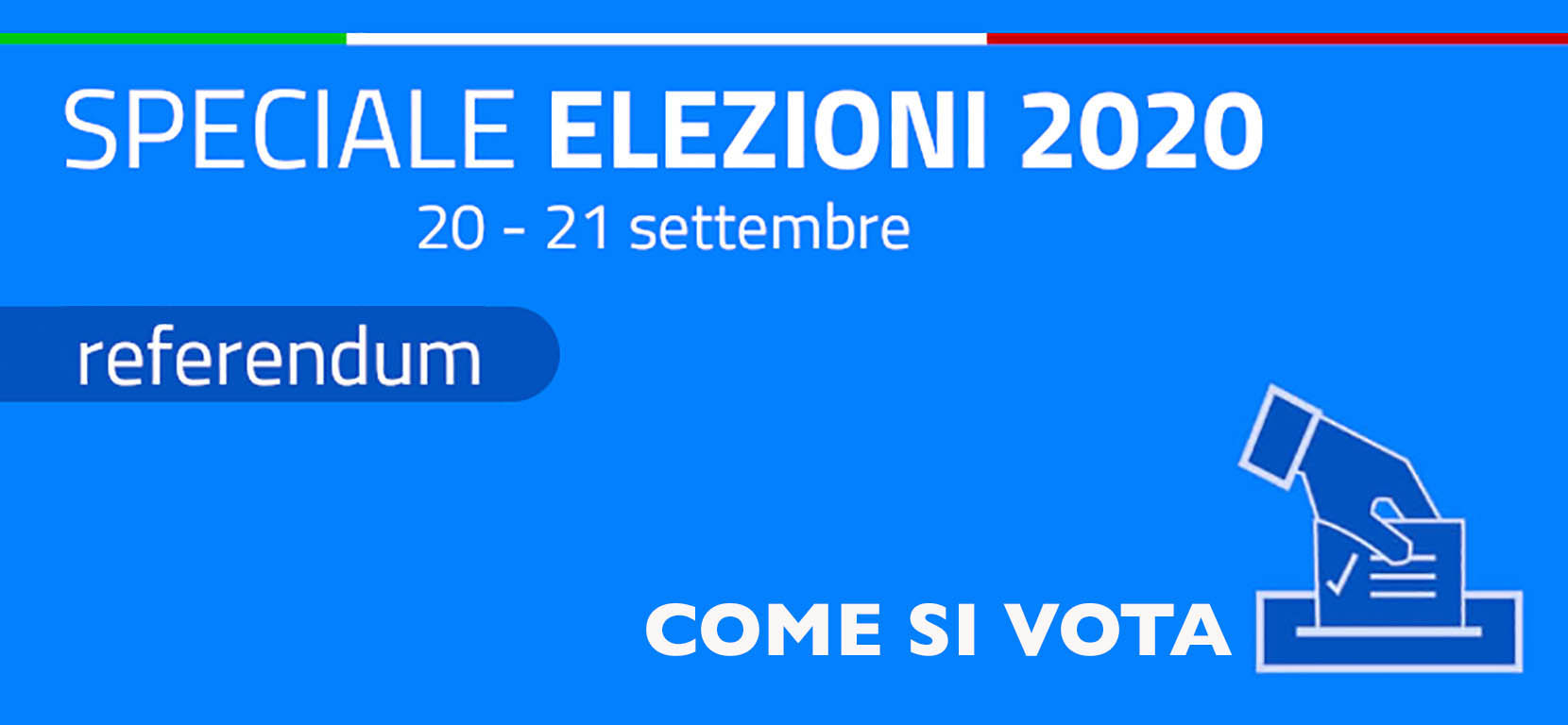 Referendum 2020: come si vota