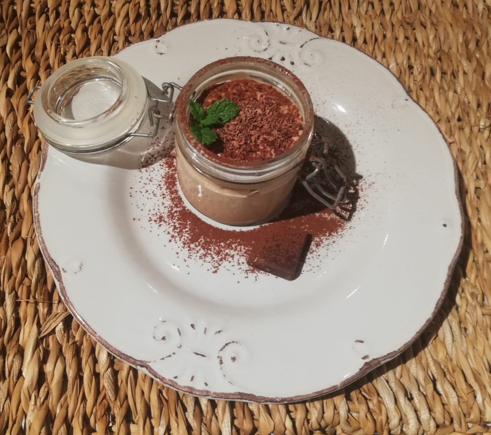 Bavarese golosa al caffè e cioccolato