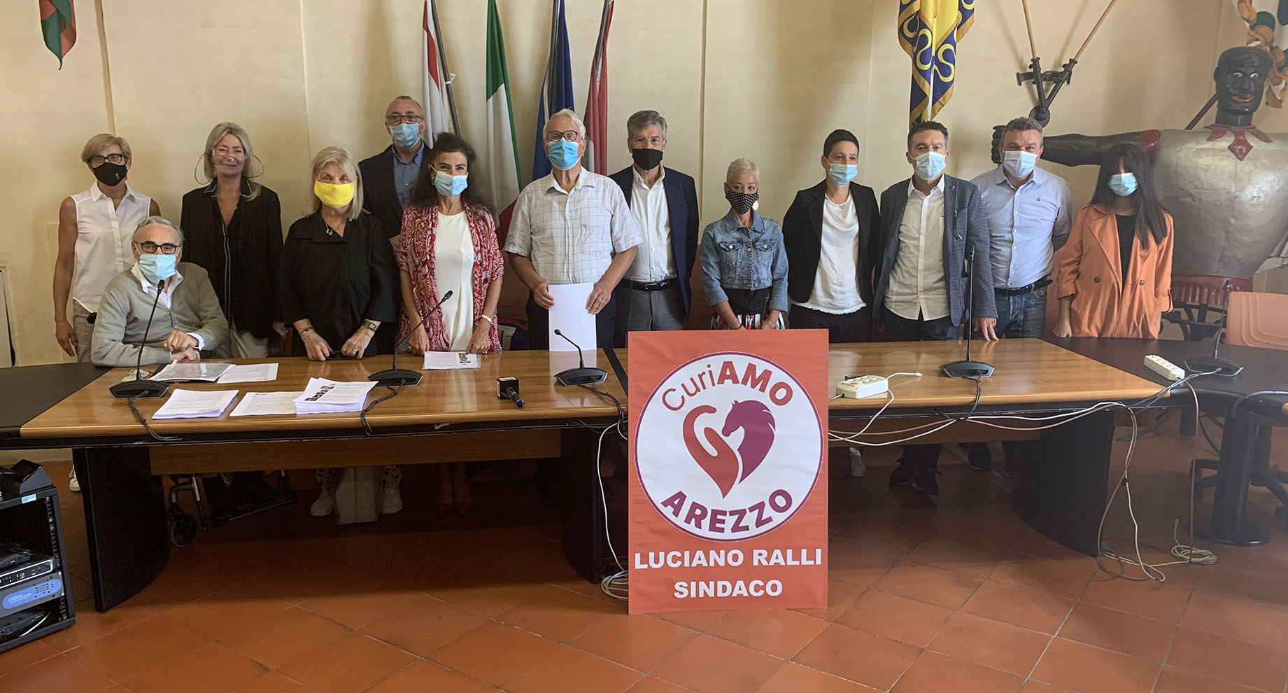 “CuriAMO Arezzo” si presenta alla città. 32 candidati pronti per il cambiamento da attuare con il sindaco Ralli