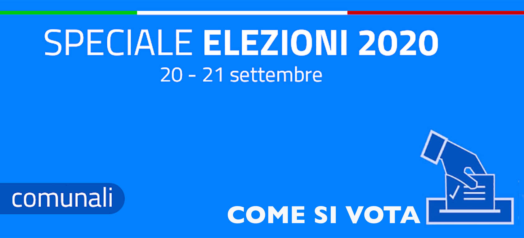 Elezioni comunali 2020: come si vota