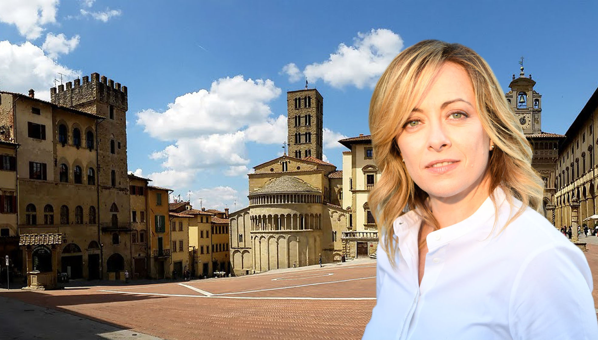 Fratelli d’Italia raddoppia con Giorgia Meloni in Piazza Grande