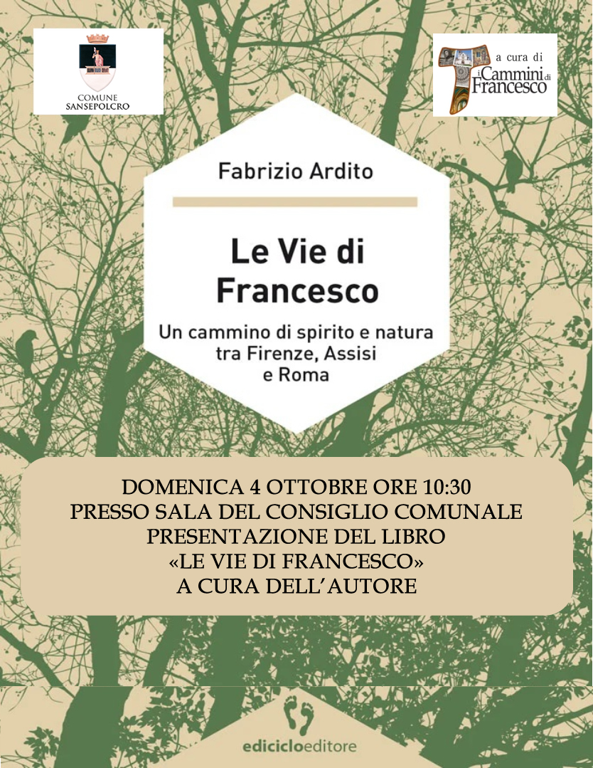 Un libro sui cammini francescani: presentazione al Borgo