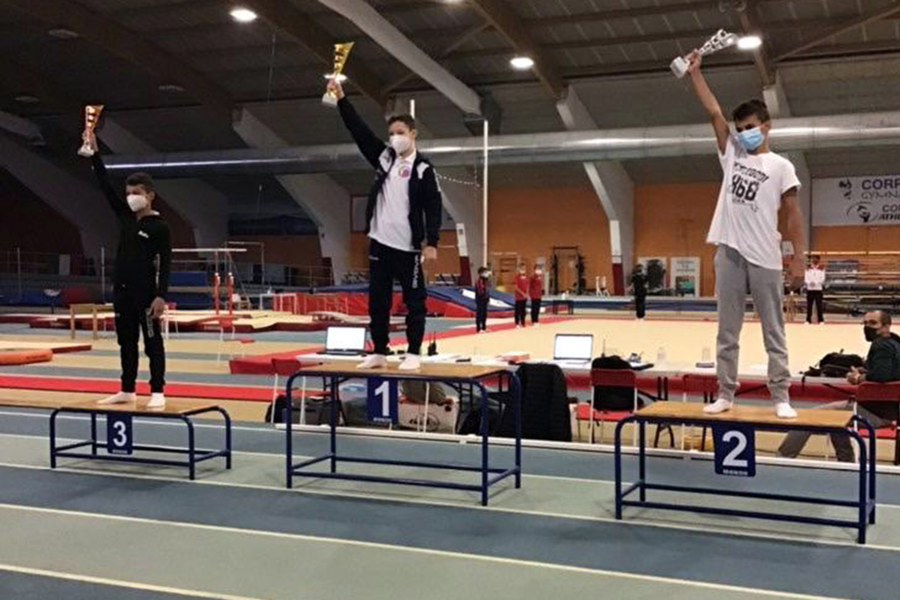 I ragazzi della Ginnastica Petrarca in evidenza ai campionati interregionali