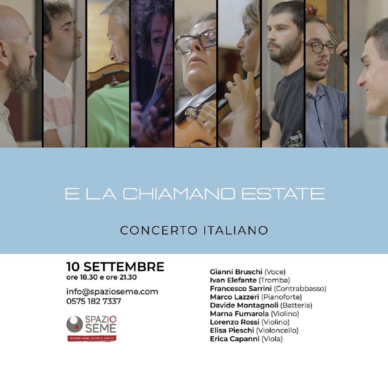 Spazio Seme: “E la chiamano estate”, il concerto dedicato alla canzone italiana