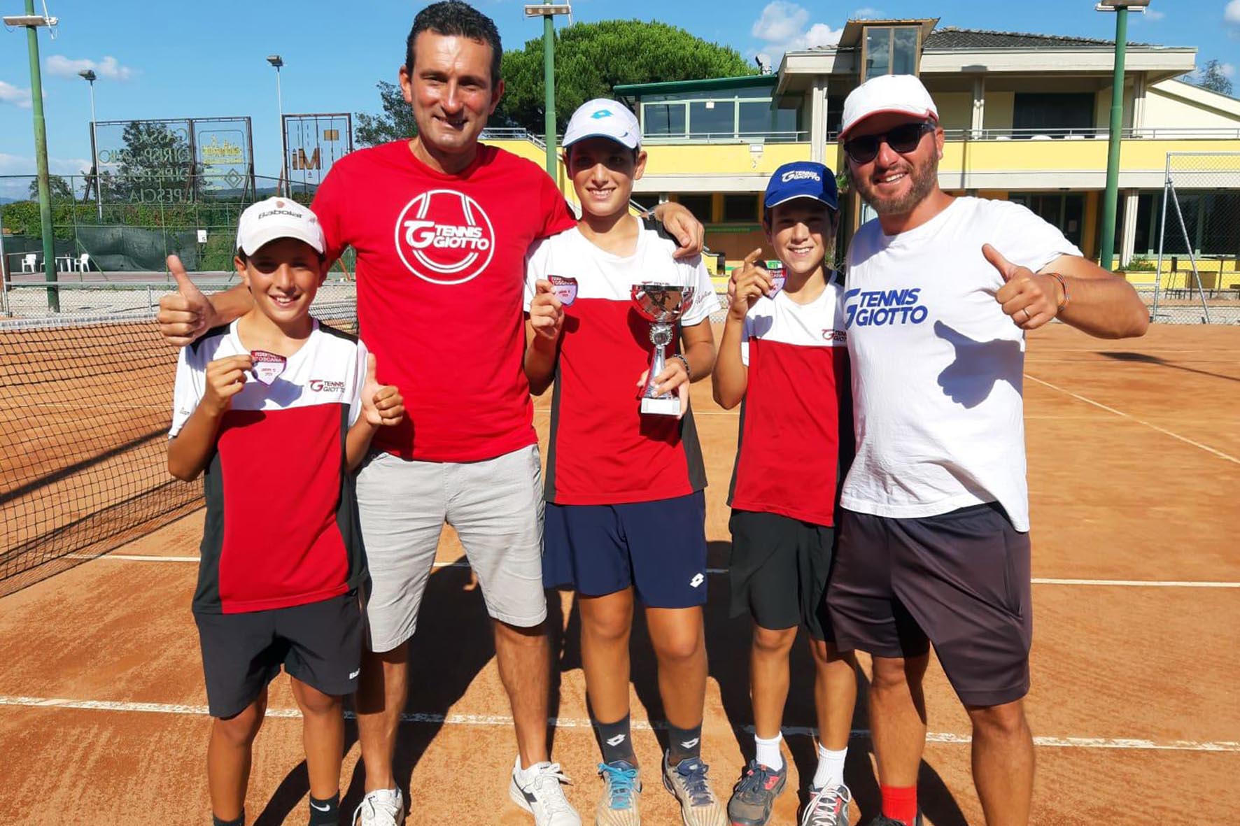 L’Under12 del Tennis Giotto conquista le finali tricolori