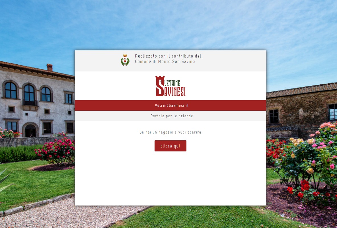 WWW.VETRINESAVINESI.IT: il commercio locale di Monte San Savino esce dalle proprie mura e si apre al mondo