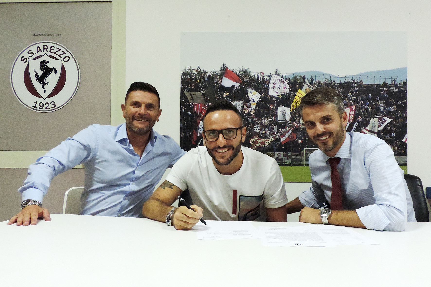 La S.S. Arezzo ha sottoscritto l’accordo con il Capitano Aniello Cutolo